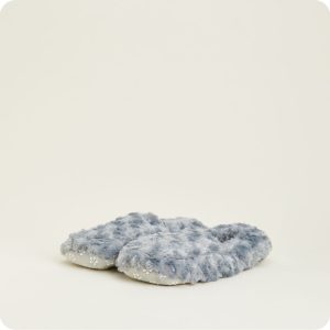 Curly Gray Slippers Warmies®