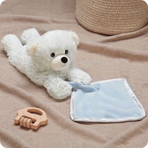 Marshmallow Bear Blankie Warmies